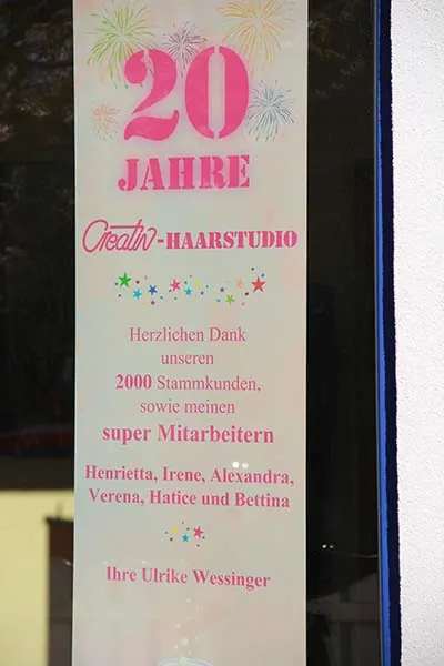 Danke an unsere 2000 Stammkunden.
