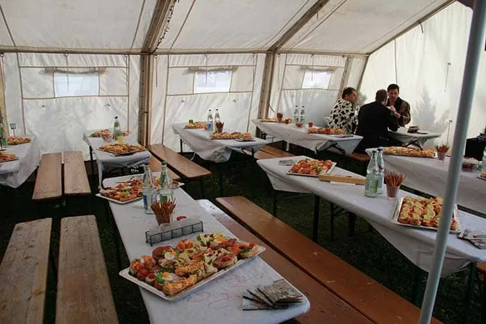 Buffet zur Feier